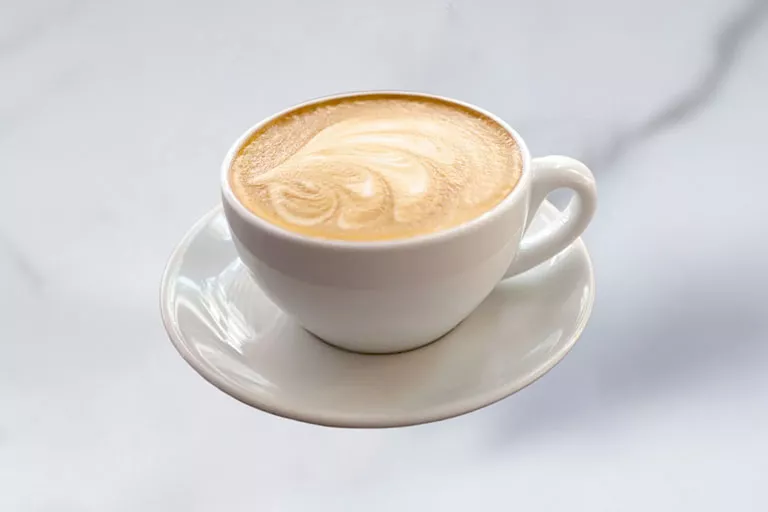 flat white coffee image